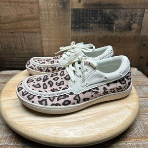 BARERUN Womens Leopard Print Minimalist Wide Toe Lightweight Shoe Size 9.5 EU 40